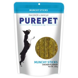 purepet munchy sticks chicken flavour