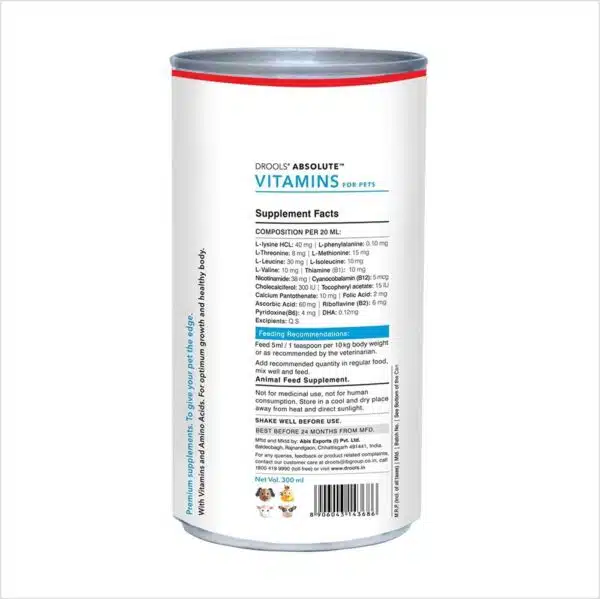 Drools Absolute Vitamin Syrup - 300ml