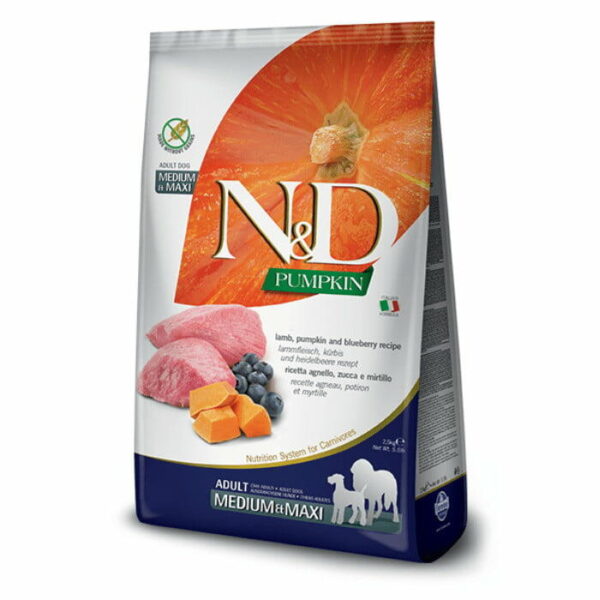 N&D Lamb And Blueberry Adult Medium & Maxi Dog Food