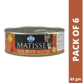 N&D Matisse Mousse Salmon Adult Wet Food For Cat - 85gm (Pack of 6)