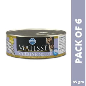 N&D Matisse Mousse Sardine Adult Wet Food For Cat -85gm Pack of 6