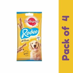 Pedigree Rodeo Chicken Flavour 123 g Pack of 4