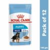 Royal Canin Maxi breed for Puppy Wet Dry Food 140g (Pack of 12)