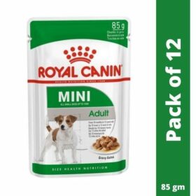 Royal Canin Mini Adult Gravy Wet Food 85gm (Pack Of 12)