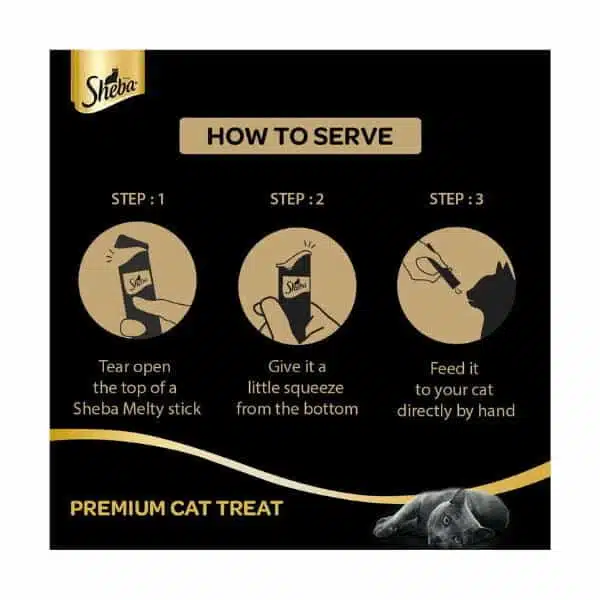 Sheba Cat Treats Melty Premium - 48 gms (3)