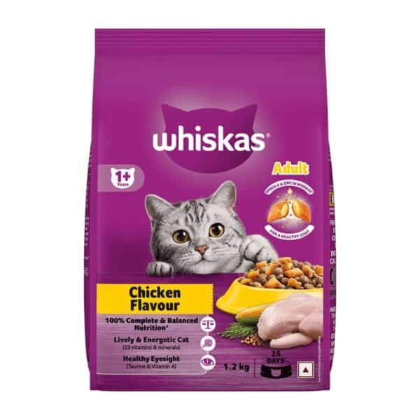 Whiskas Chicken Flavour Cat Adult Dry Food