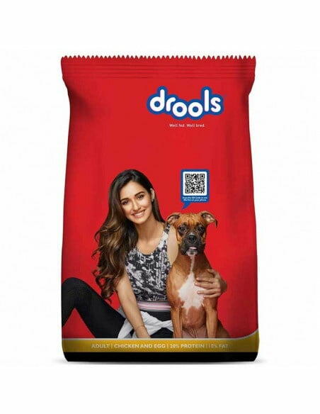 drools adult chicken & egg dry dog food