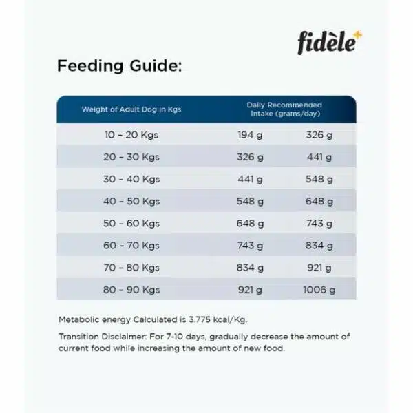 Fidele Plus Large Breed Adult Dry Dog Food
