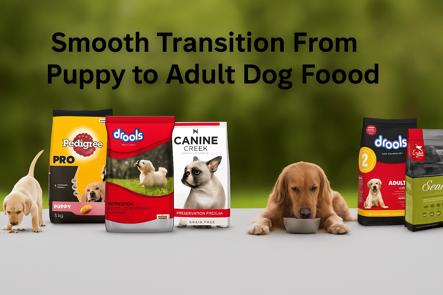 Smooth Transition From Puppy to Adult Dog Food