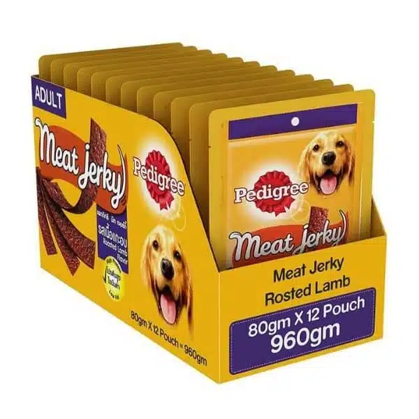 PEDIGREE® Meat Jerky Adult Dog Treat , Roasted Lamb