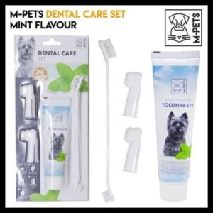 M-Pets Dental Care Set with Mint Flavour for dog