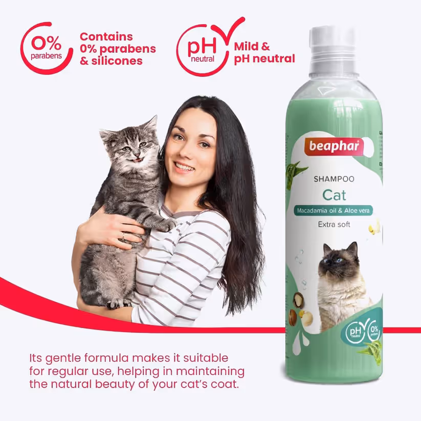 Beaphar Cat Shampoo Katt Macadamia Oil 250ml