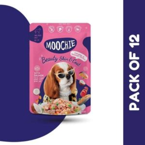 Moochie Beauty Skin & Coat Small Adult Dog Wet food Pack of 12