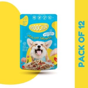 Moochie Healthy Growth Puppy Dog Wet food Pack of 12