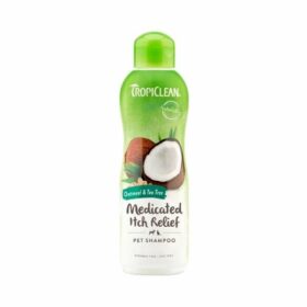 TropiClean Oatmeal and Tea Tree Medicated Itch Relief Pet Shampoo – 355 ml