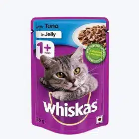 Whiskas Tuna in Jelly Adult Wet Cat Food - 85 gm (Pack of 12)
