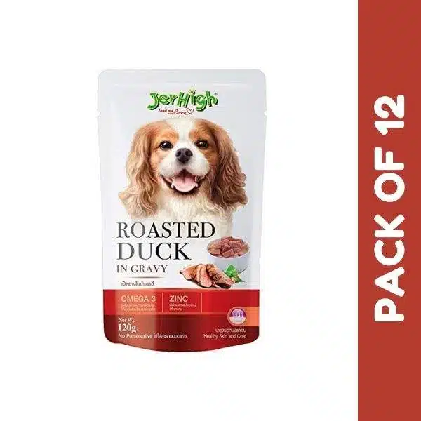 JerHigh Roasted Duck in Gravy Wet Dog Food