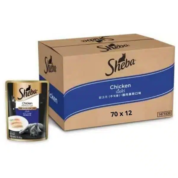 Sheba Rich Chicken Premium Loaf Adult Wet Cat Food