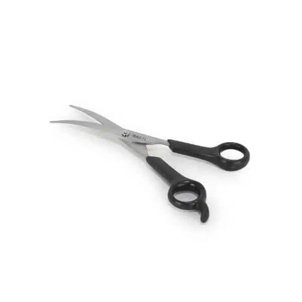 Basil Curved Bend Hair Scissors For Dogs (2)