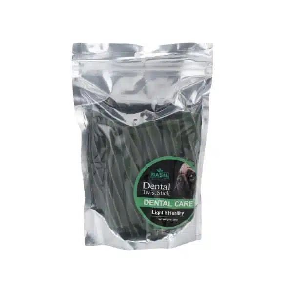 Basil Dental Twist Sticks Care for Dogs & Puppies