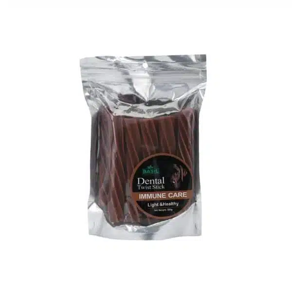 Basil Immune Care Twisted solid sticks for Dogs & Puppies