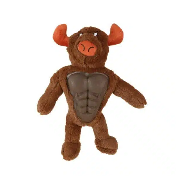 Basil Plush Bog Bull with Squeaky TPR