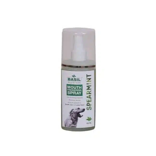 Basil Spearmint Mouth Freshening Spray for Dogs (2)