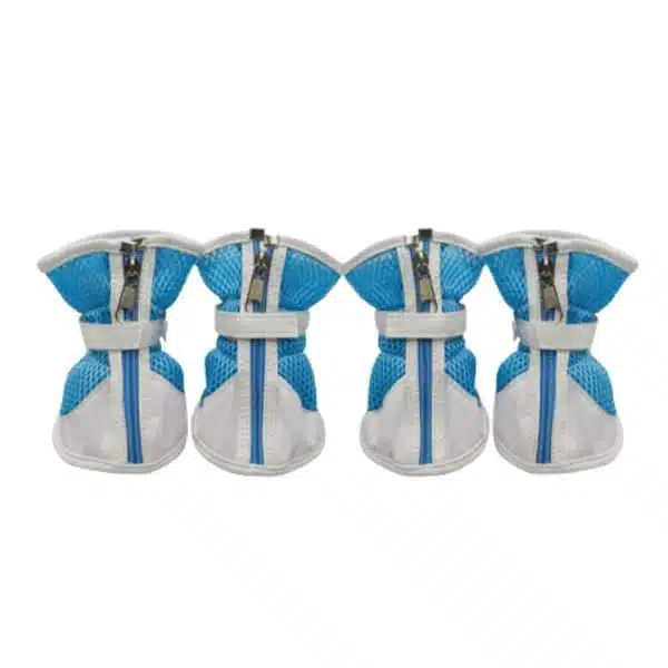 Fancy Dog Shoe Blue - Set of 4 (2)