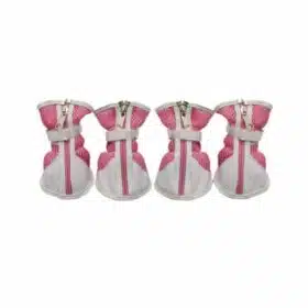 Fancy Dog Shoe Pink - Set of 4 (2)