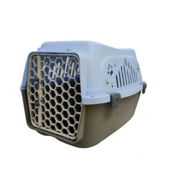 Travel Carrier For Cats and Dogs 20 inch Blue & Grey