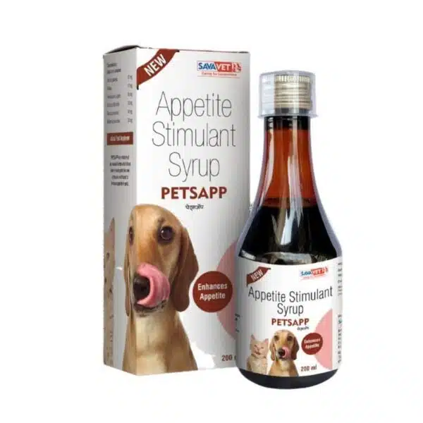 Petsapp Syrup Appettite Stimulant for Dogs & Cats