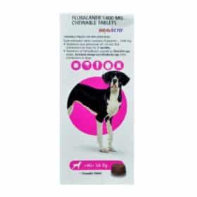 Bravecto Tick & Flea Chewable Tabs For Dogs 40-59 kg