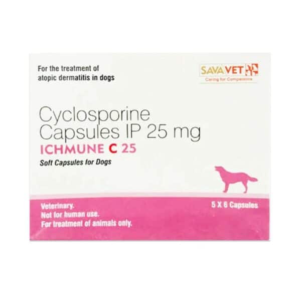 Ichmune-C Cyclosporine Tablet 25mg for Dogs