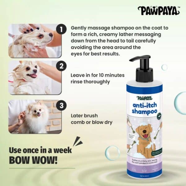 Pawpaya Anti Itch Shampoo for Dogs