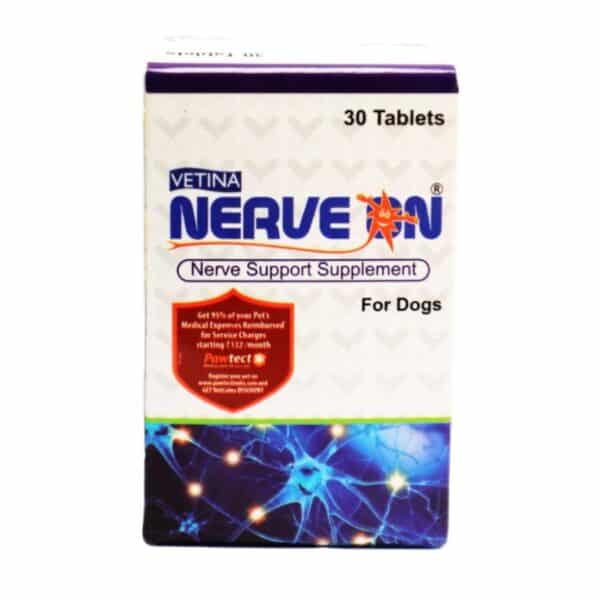 Vetina Nerve On Tablet Supplement for Dogs