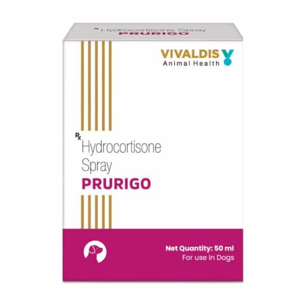 Vivaldis Prurigo Hydrocortisone Spray for Dogs & Cats