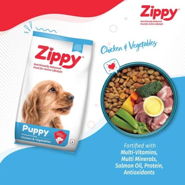 Zippy Puppy Chicken & Vegetables Dry Dog Food