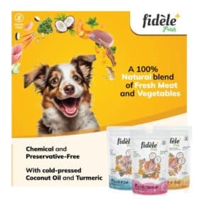 Fidele Plus Fresh Chicken & Egg with Vegetables Dog Wet Food