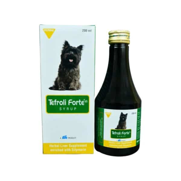 Tefroli Forte Syrup Herbal Liver Supplement for Dogs