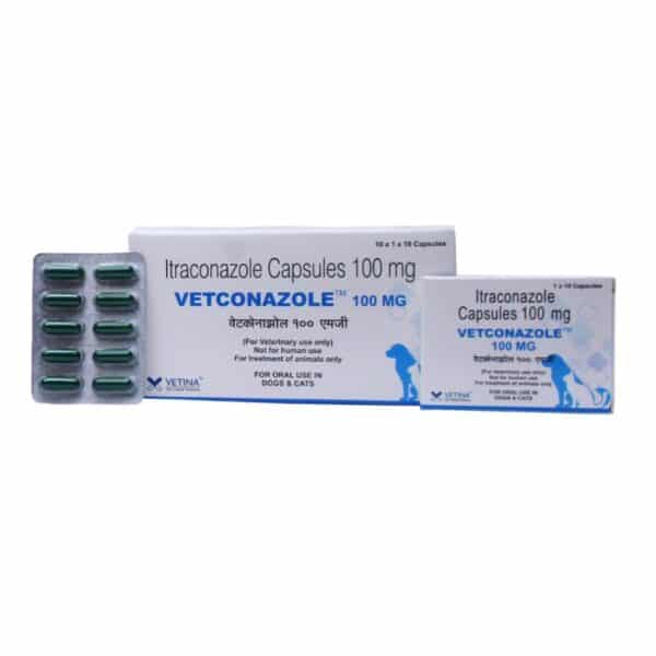 Vetconazole Capsule 100mg For Dogs & Cats