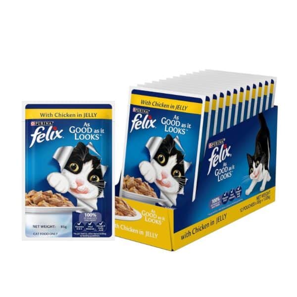 Felix Adult with Chicken in Jelly Wet Cat Food