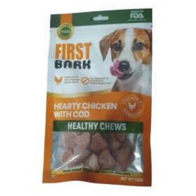 FirstBark Hearty Chicken With COD Treat For Dogs