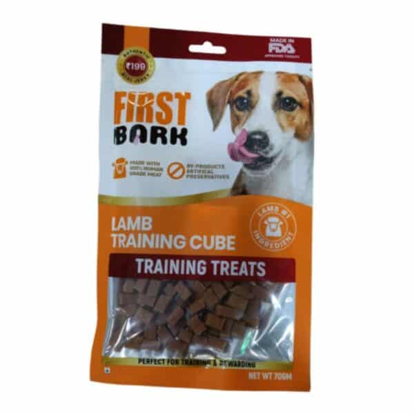 FirstBark LambTraining Cube Treat For Dogs