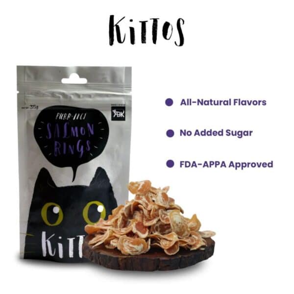 Kittos Purr Fect Salmon Rings Cat Treats