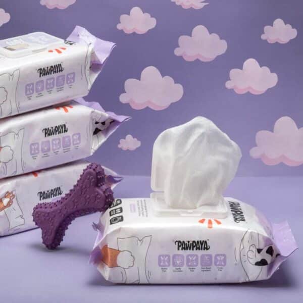 PawPaya Pet Wipes For Cats & Dogs