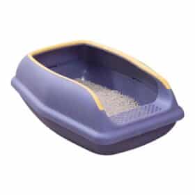 Smarty Pet Dual Colour Open Plastic Cat Litter Tray With Scoop