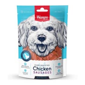 Wanpy Oven Roasted Chicken Sausages Dog Treats