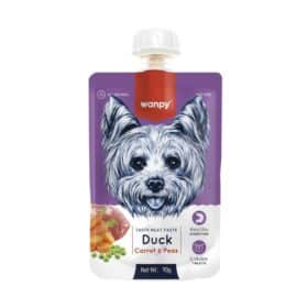 Wanpy Meat Paste Duck Carrot and Pea Dog Wet Food