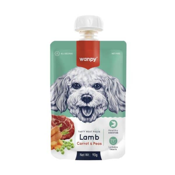 Wanpy Meat Paste Lamb Carrot and Pea Dog Wet Food