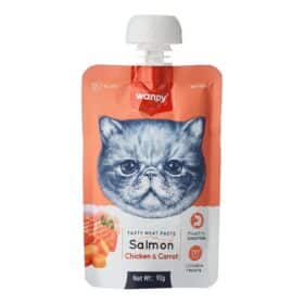 Wanpy Meat Paste Salmon Chicken and Carrot Cat Wet Food